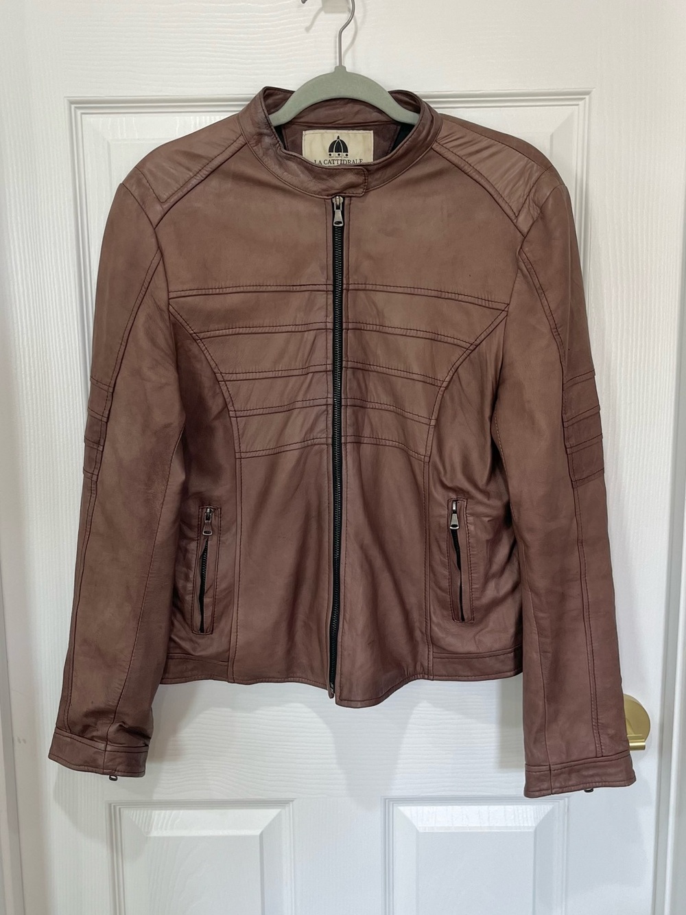 Real Leather La Cattedrale Jacket